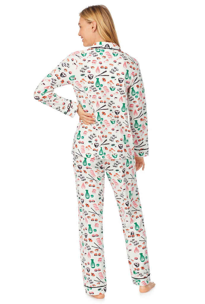 Sushi Long Sleeve Classic Stretch Jersey PJ Set