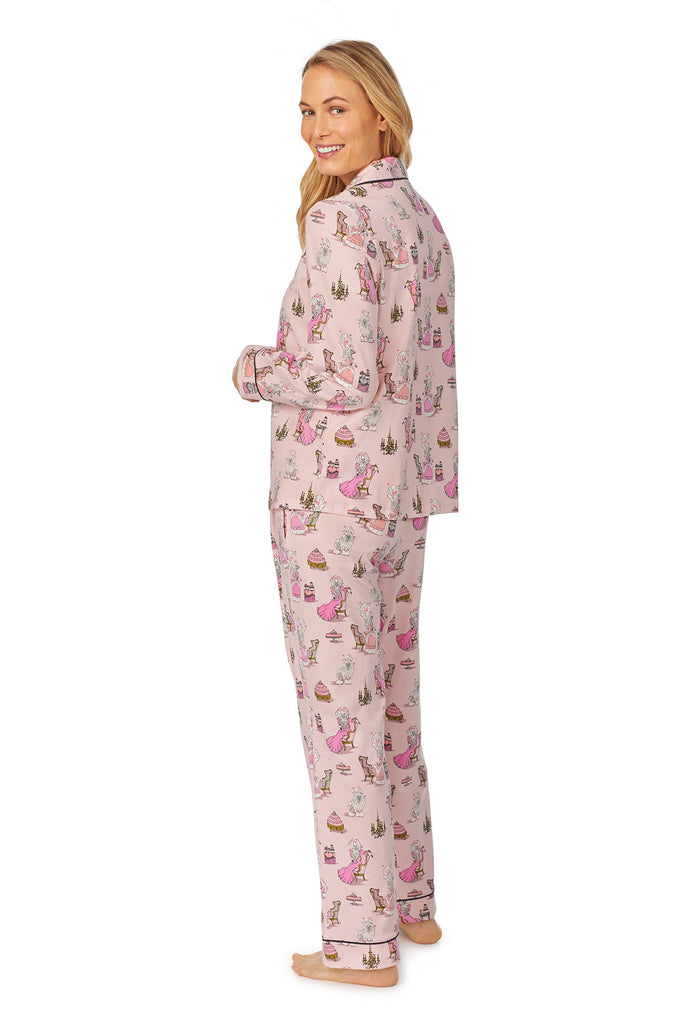 Fifi Antoinette Long Sleeve Classic Stretch Jersey PJ Set