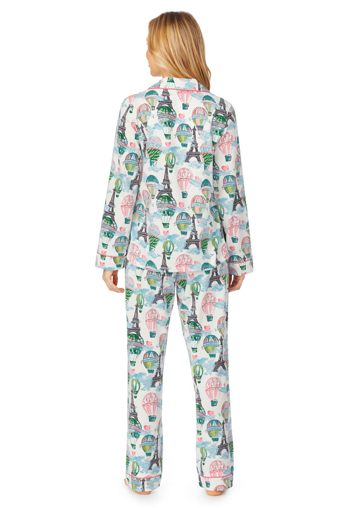 On Top of the World Long Sleeve Classic Stretch Jersey PJ Set