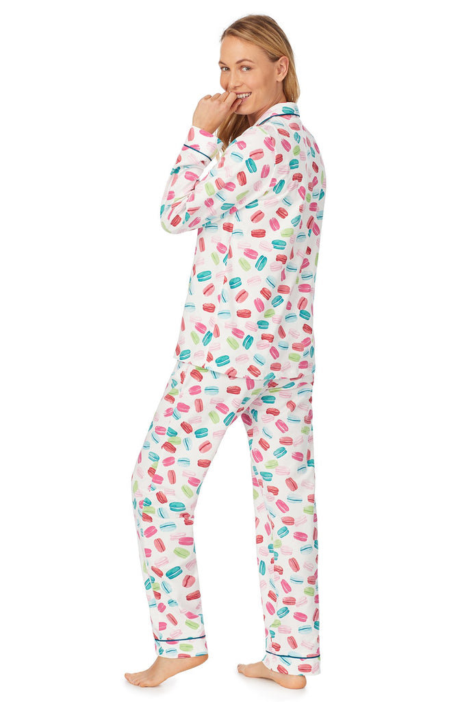Les Macarons Long Sleeve Classic Stretch Jersey PJ Set