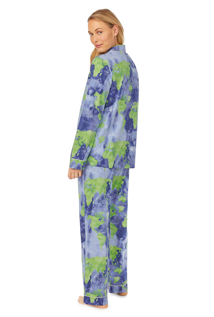Mother Earth Long Sleeve Classic Stretch Jersey PJ Set