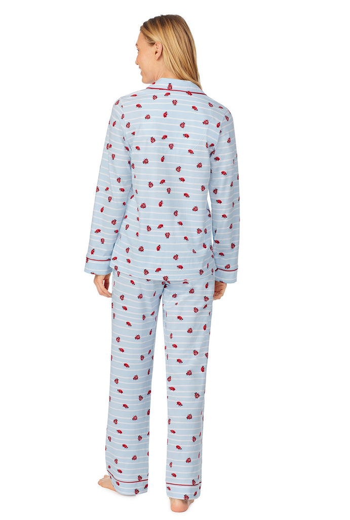 Walk the Line Long Sleeve Classic Stretch Jersey PJ Set