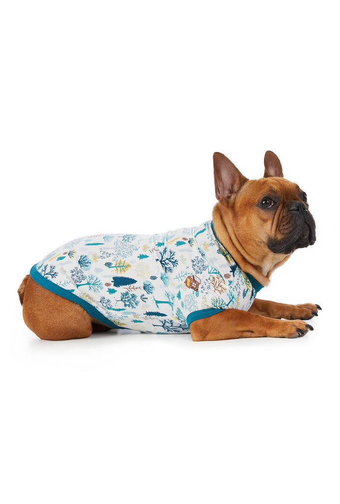 Cabin In The Woods Stretch Lounge Dog Pj