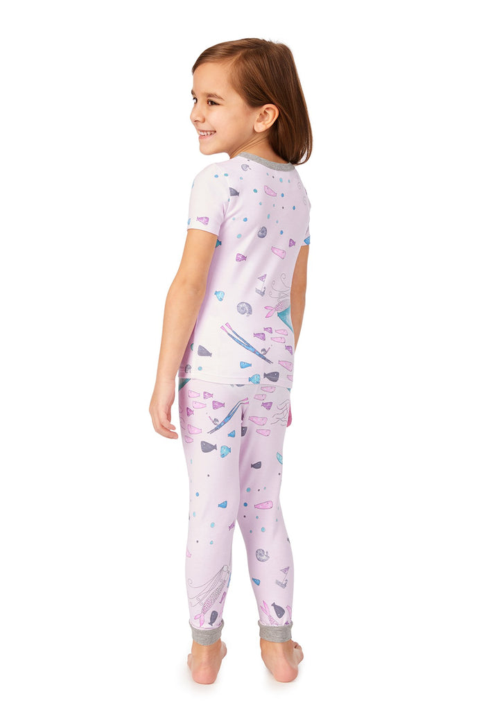 Benita and Friends Short Sleeve Stretch Jersey Kids PJ Set w/ Book