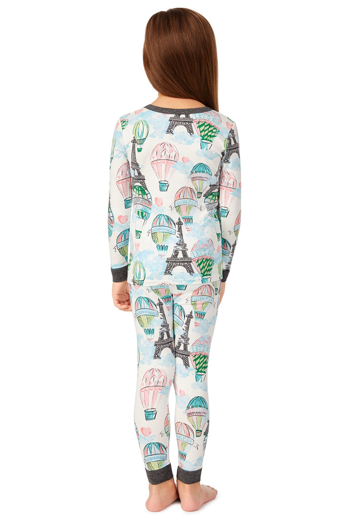 On Top of the World Long Sleeve Stretch Jersey Kids PJ Set