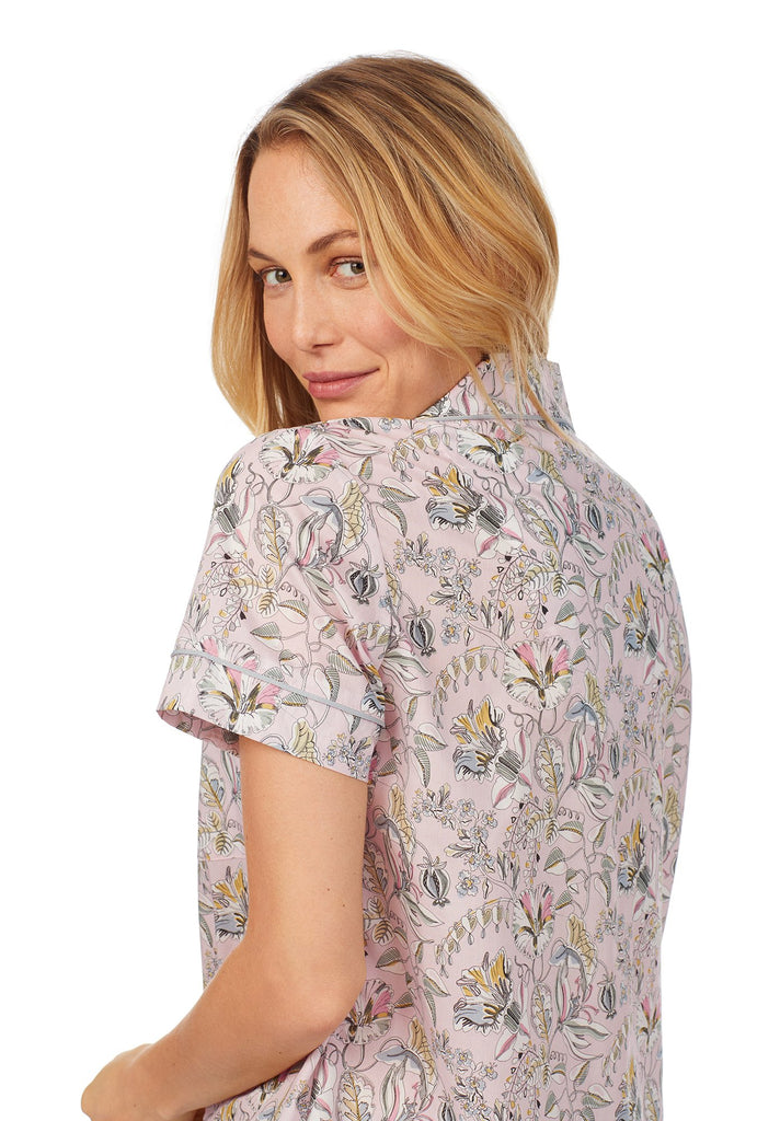 Liberty Fabrics Kew Road Short Sleeve Classic Shorty PJ Set