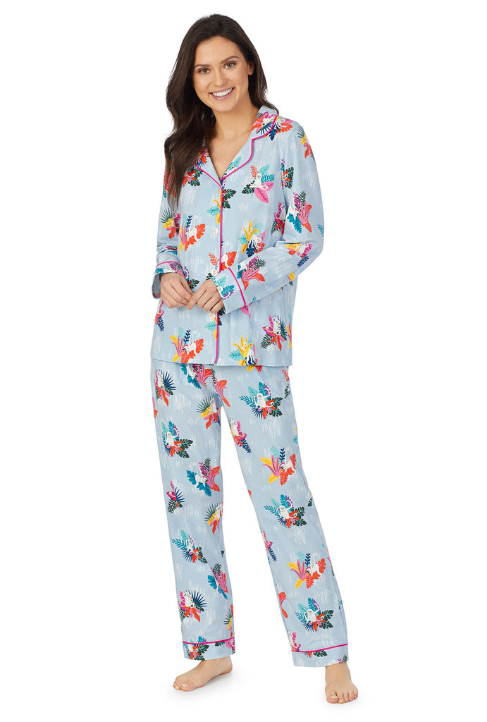 Monkey Around Long Sleeve Classic Stretch Jersey PJ Set