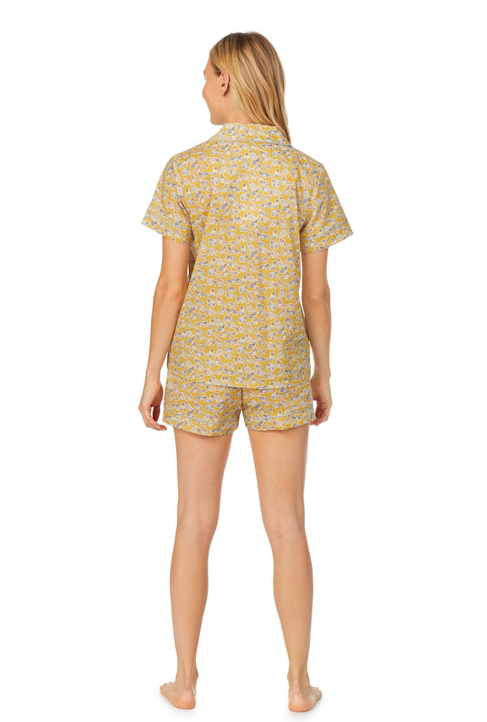 Liberty Fabrics Willoughby Mews Short Sleeve Classic Shorty PJ Set
