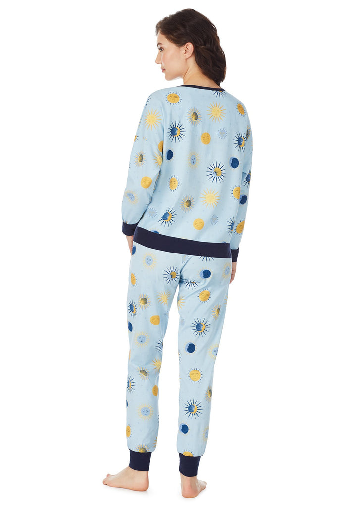 Solstice Stretch Long Sleeve Pullover Crew & Jogger Set
