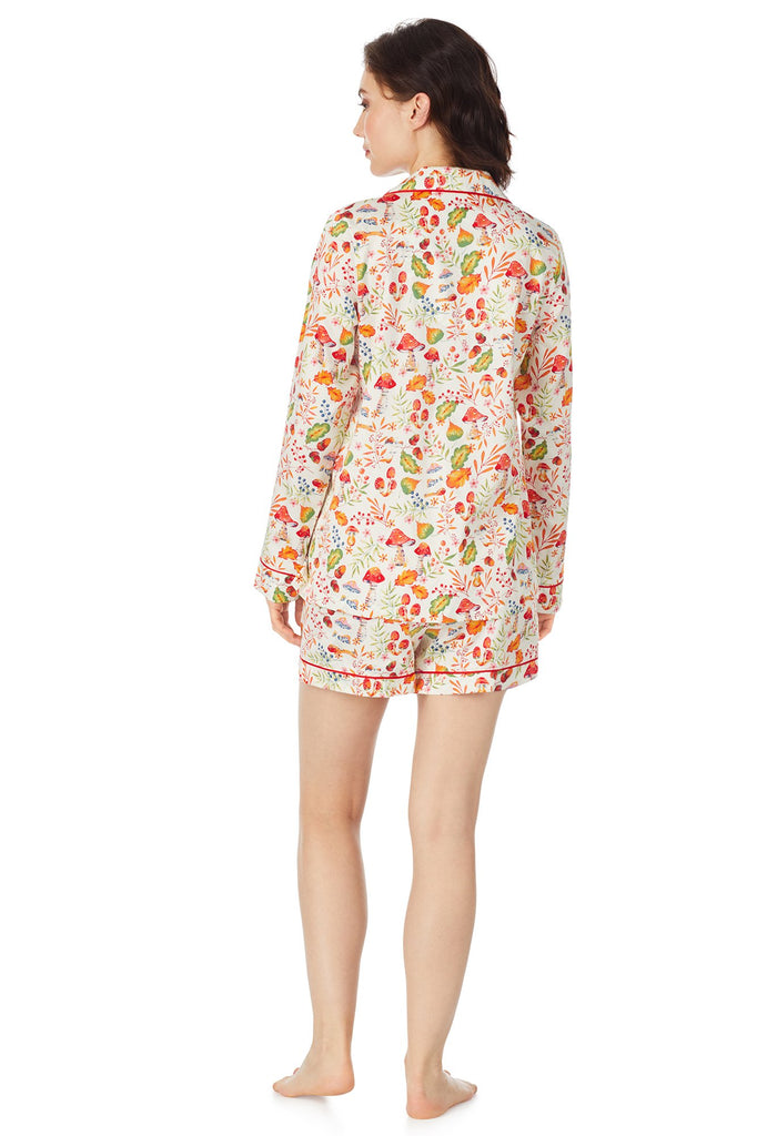Fairy Trail Sateen Long Sleeve Classic Shorty Set