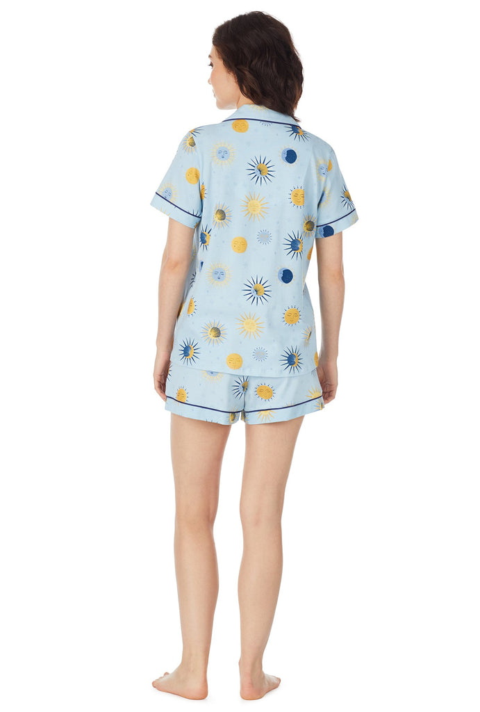 Solstice Stretch Short Sleeve Classic Shorty Pj Set