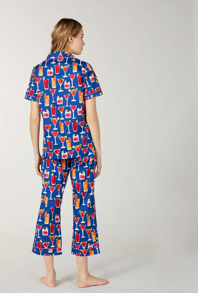 I'll Have Another Cotton Short Sleeve Cropped Pj Set