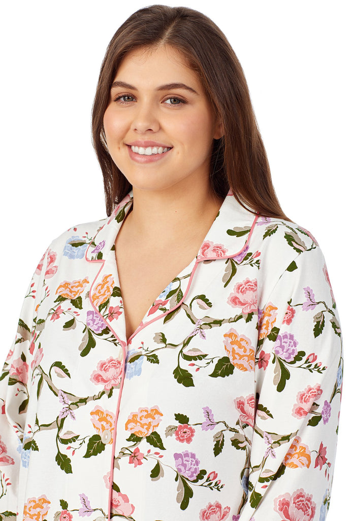 Isabella Long Sleeve Classic Stretch Jersey PJ Set