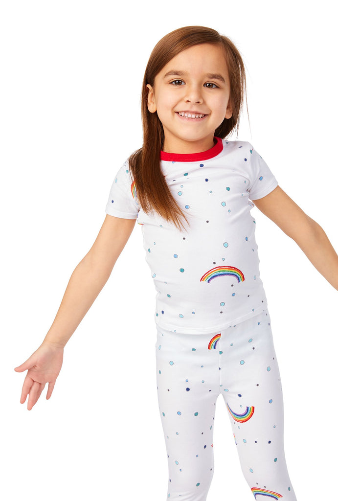 Pot of Gold Short Sleeve Stretch Jersey Kids PJ Set w/ Book