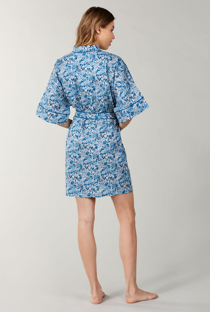 Liberty Fabrics Elysian Day Cotton 3/4 Sleeve Kimono Robe