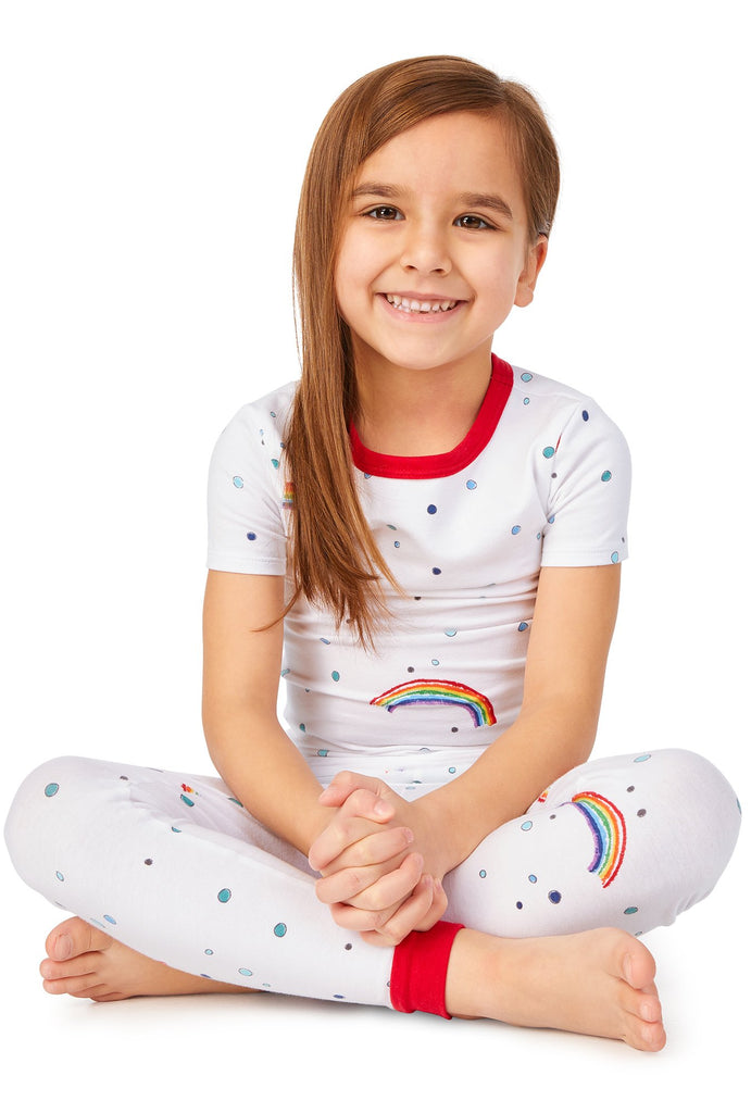 Pot of Gold Short Sleeve Stretch Jersey Kids PJ Set w/ Book