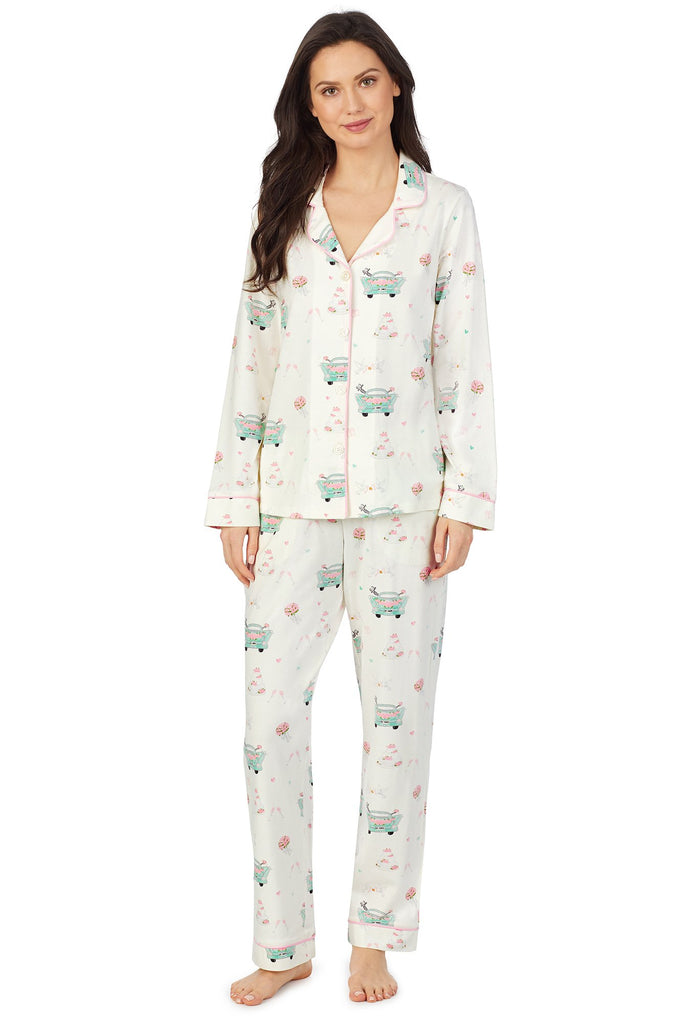 Just Married Long Sleeve Classic Stretch Jersey PJ Set