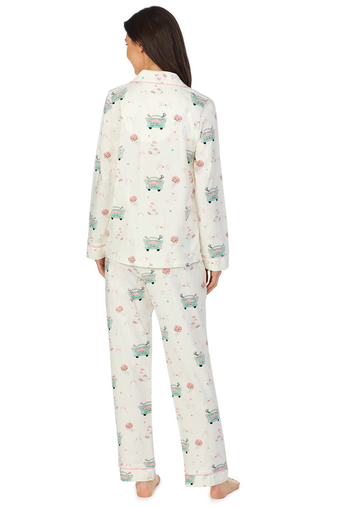 Just Married Long Sleeve Classic Stretch Jersey PJ Set