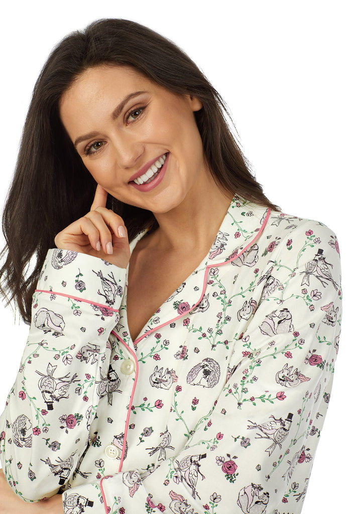 Soulmates Long Sleeve Classic Stretch Jersey PJ Set