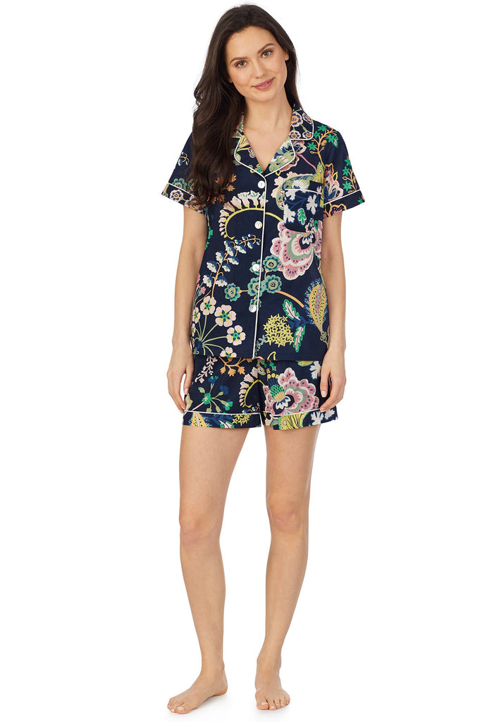 Liberty Fabrics Floral Symphony Short Sleeve Classic Shorty PJ Set