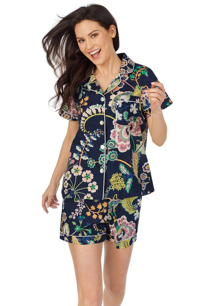 Liberty Fabrics Floral Symphony Short Sleeve Classic Shorty PJ Set