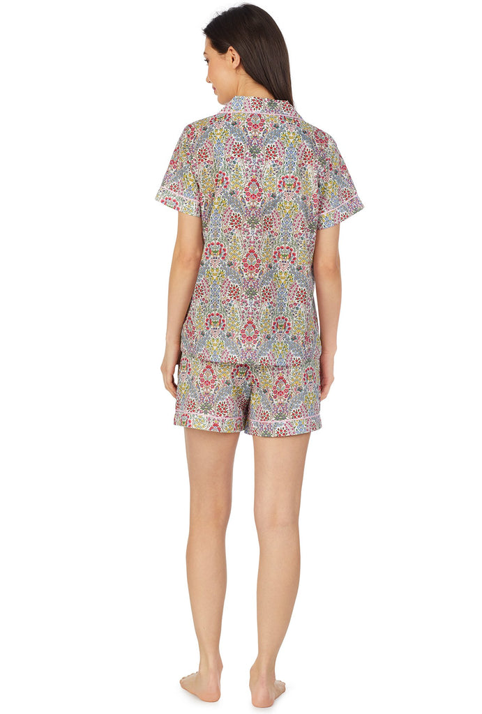 Liberty Fabrics Kensington Park Short Sleeve Classic Shorty PJ Set