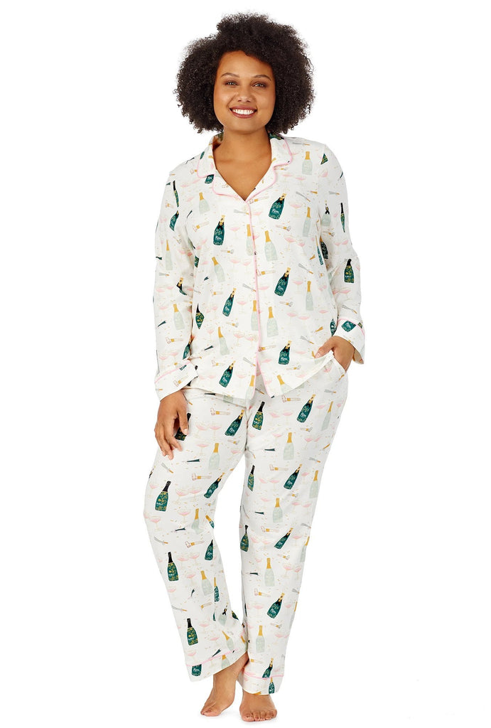 Cheers! Stretch Long Sleeve Classic PJ Set