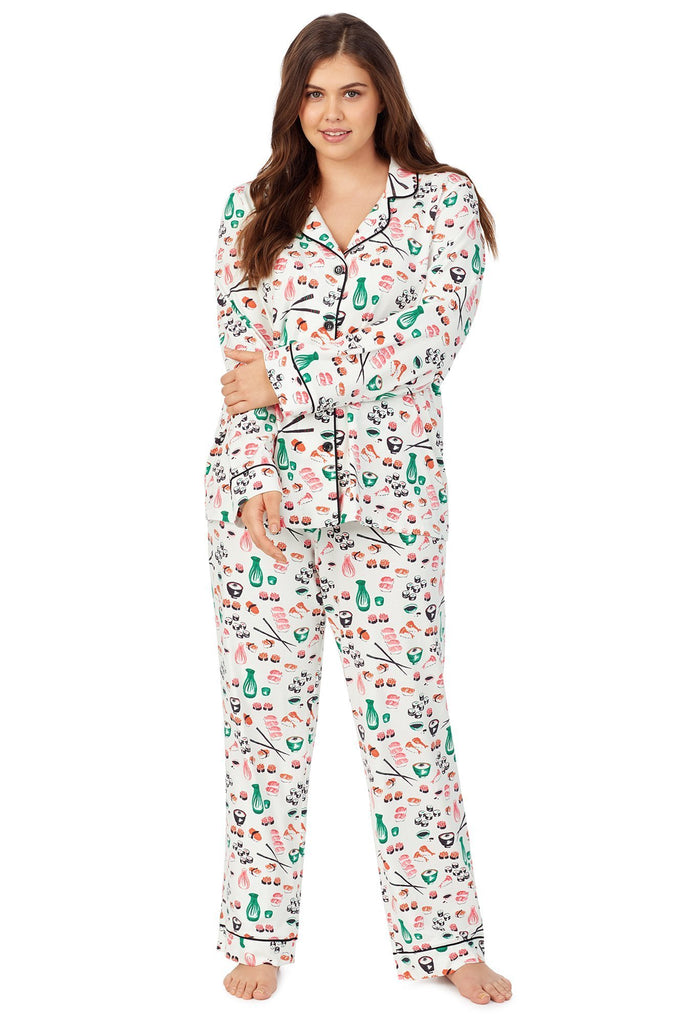 Sushi Long Sleeve Classic Stretch Jersey PJ Set