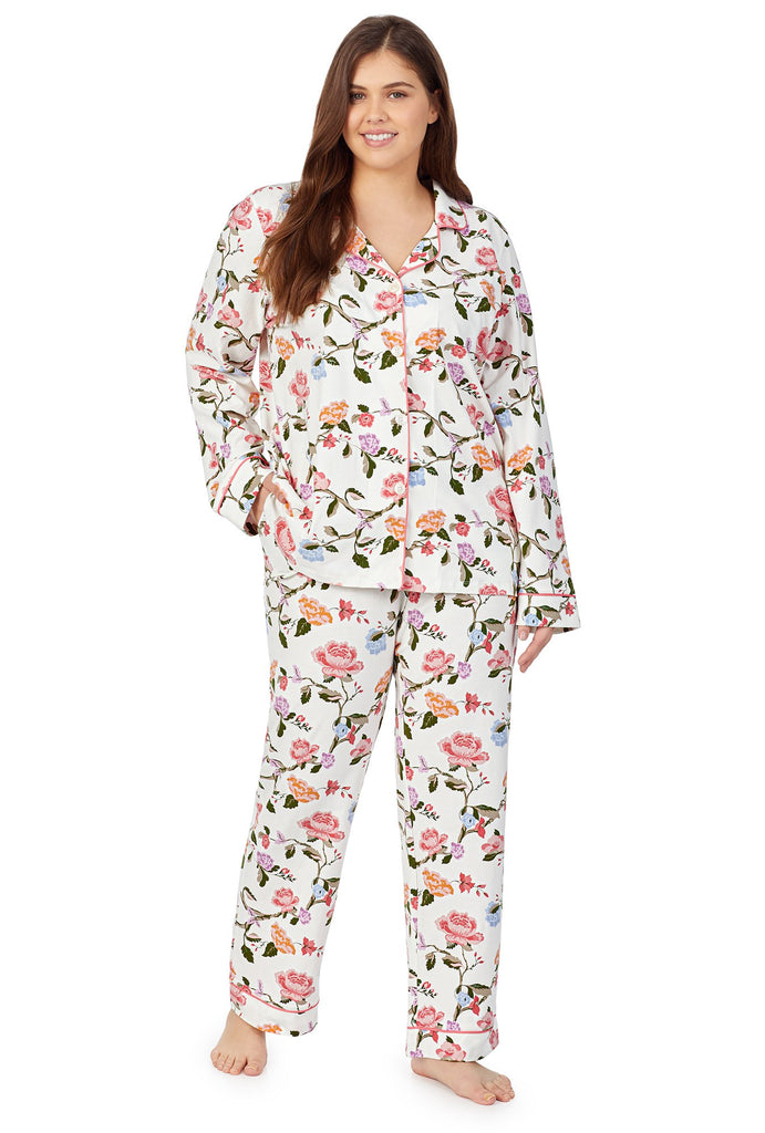 Isabella Long Sleeve Classic Stretch Jersey PJ Set