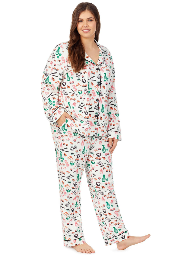 Sushi Long Sleeve Classic Stretch Jersey PJ Set