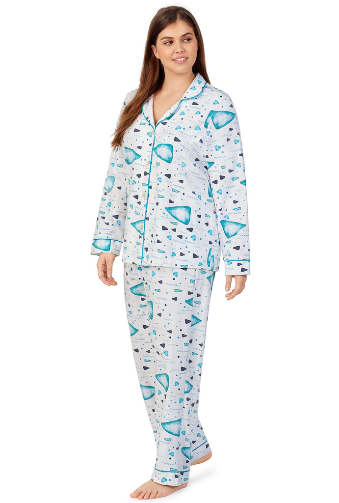 Whale and Friends Long Sleeve Classic Stretch Jersey PJ Set