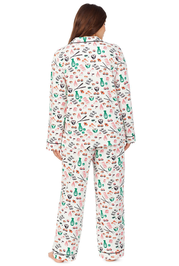 Sushi Long Sleeve Classic Stretch Jersey PJ Set