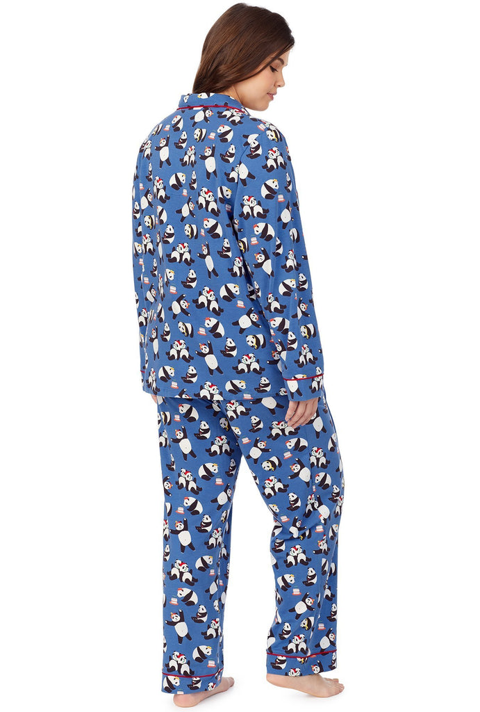 Pandamonium Long Sleeve Classic Stretch Jersey PJ Set