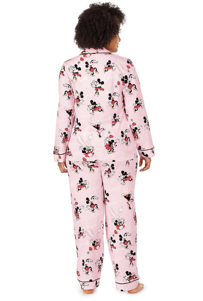 Bedhead Pajamas x Disney Vintage Minnie Stretch Long Sleeve Classic PJ Set PLUS